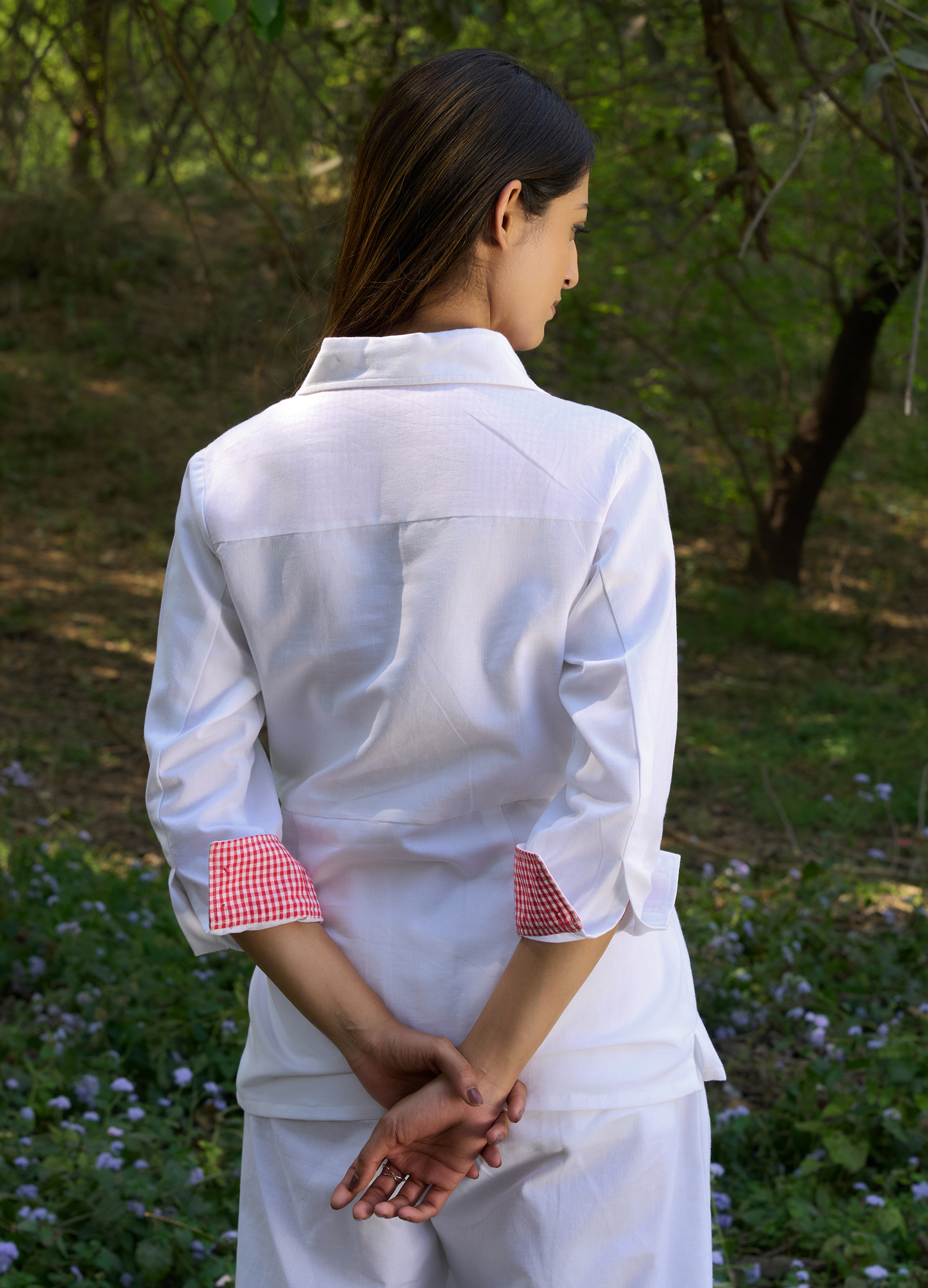 Mia twisted Wrap Shirt