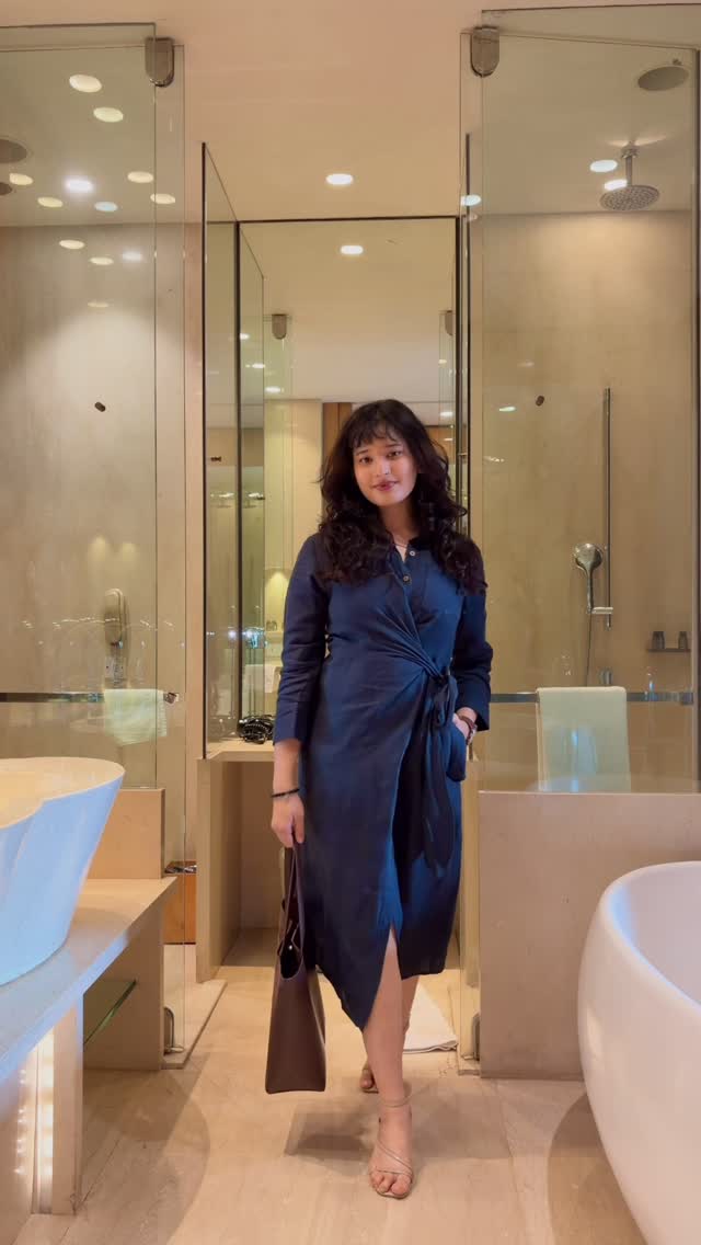 Fierce Tie-Front 100% Linen Shirt Dress