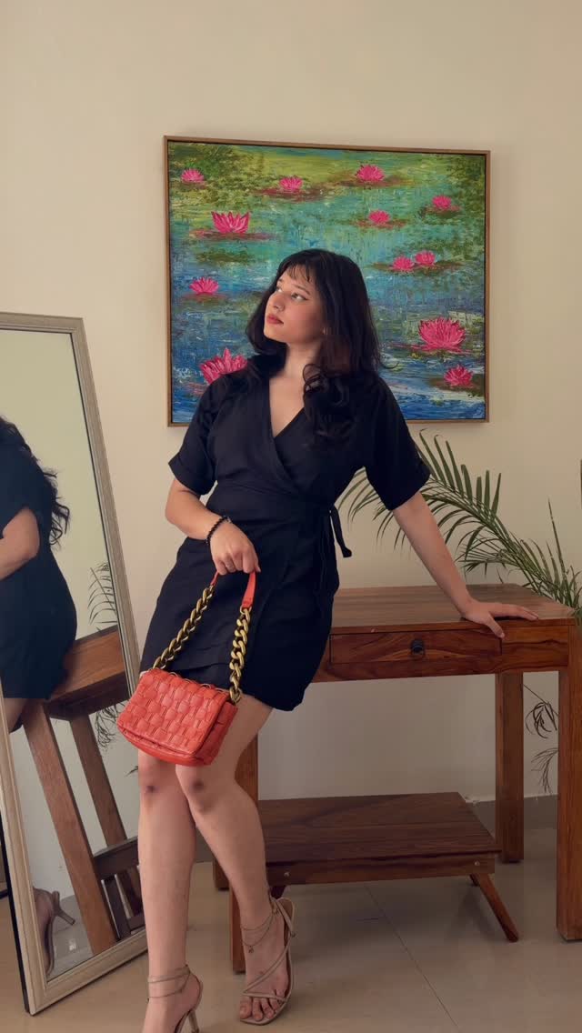 Verve Mini Wrap Dress