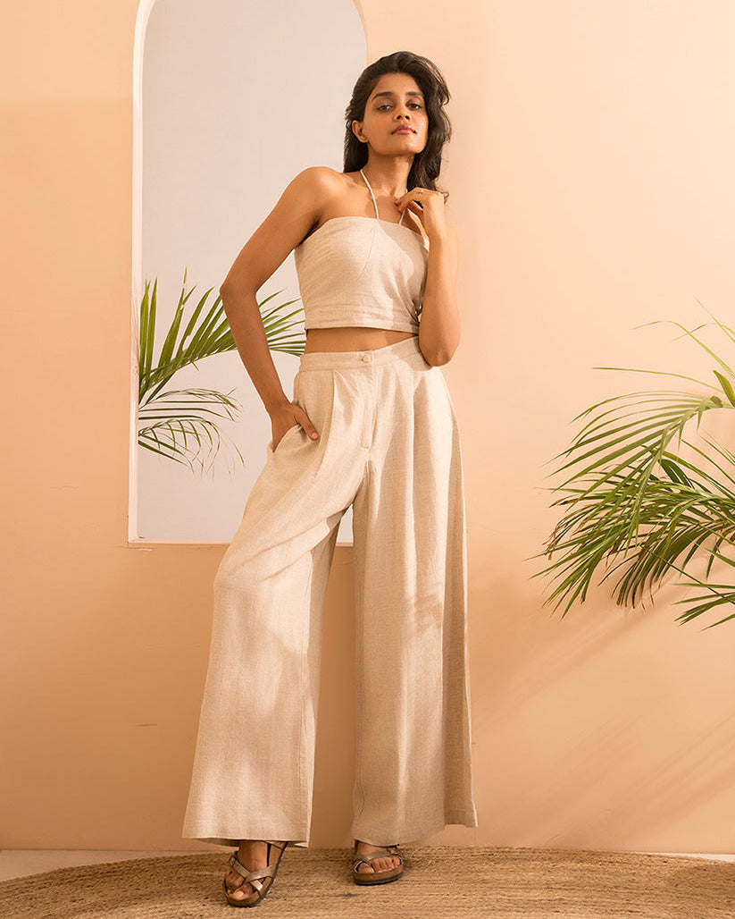 Unstoppable Organic Linen Crop Top