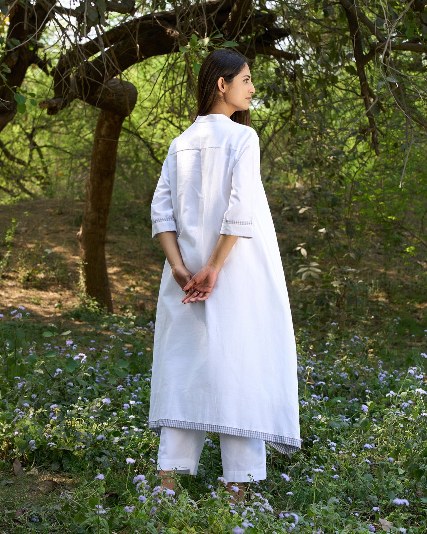 Bree Asymmetrical Flared Tunic with wide leg Pants