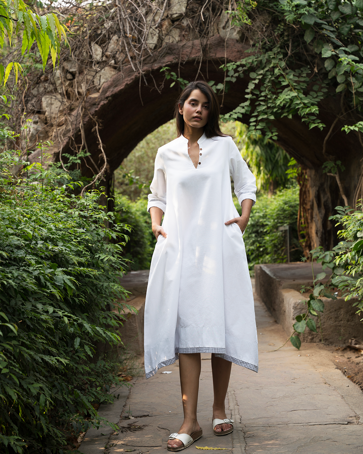 Bree Asymmetrical Flared Dress