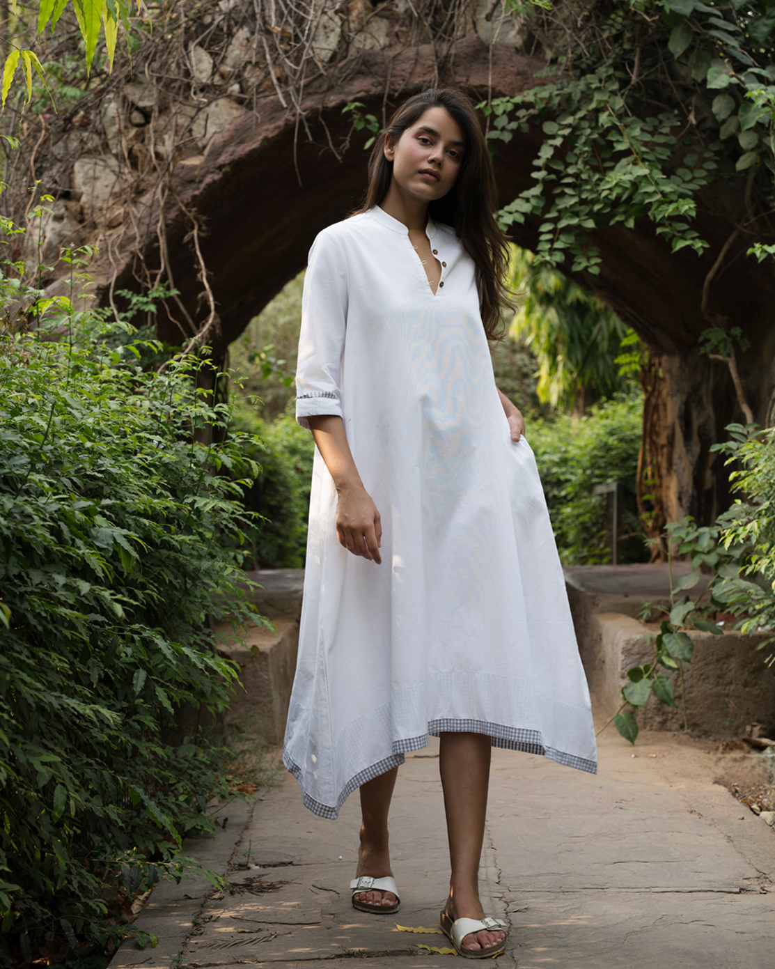 Bree Asymmetrical Flared Dress