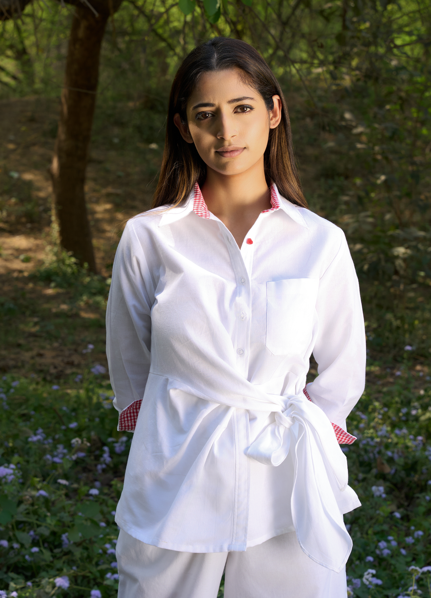 Mia twisted Wrap Shirt