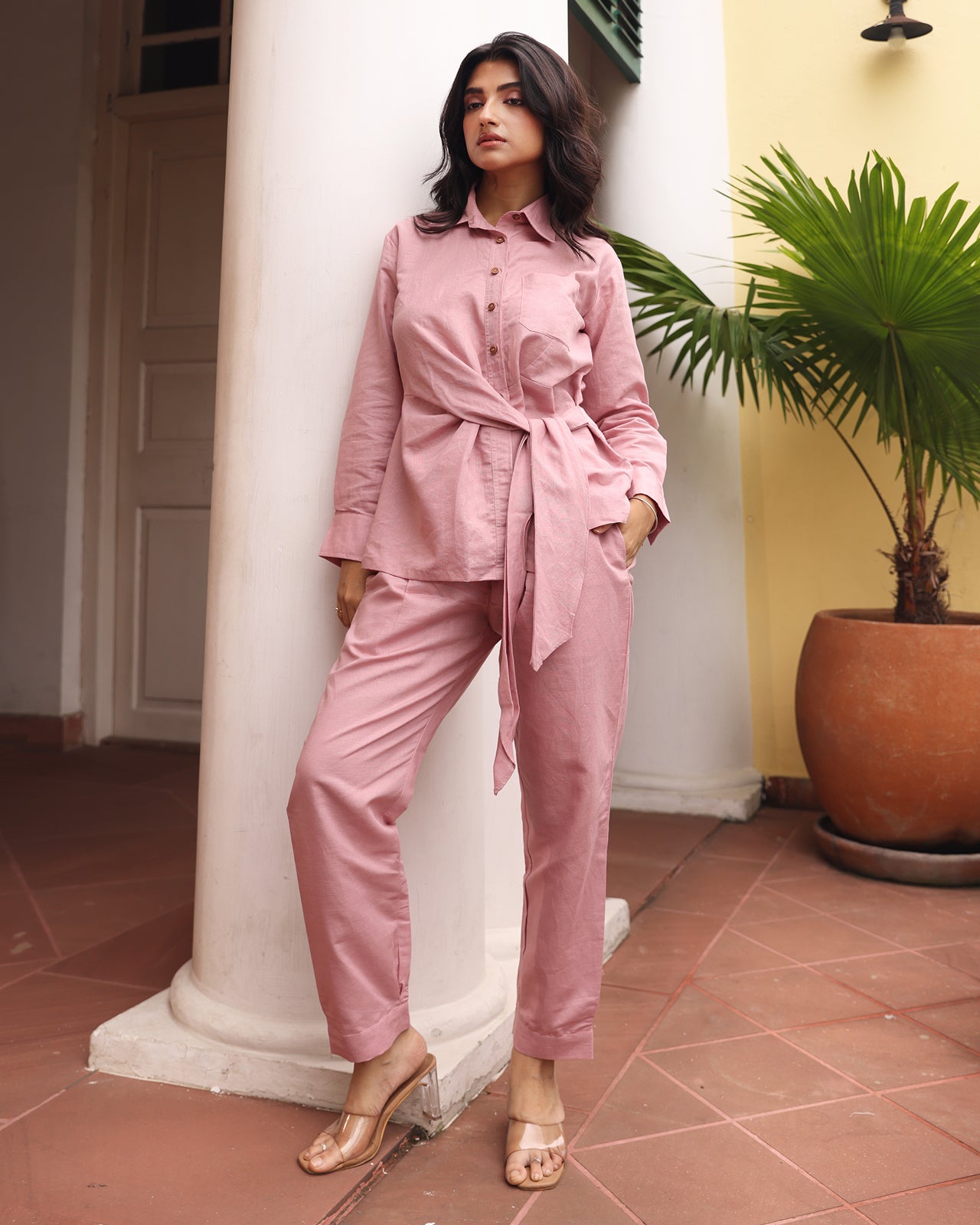 Paige Linen Blended Co-Ord Set