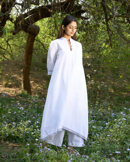 Bree Asymmetrical Flared Tunic with wide leg Pants 