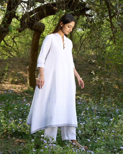 Bree Asymmetrical Flared Tunic with wide leg Pants 