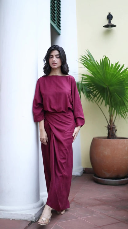 Althea Swing Top and Skirt Set
